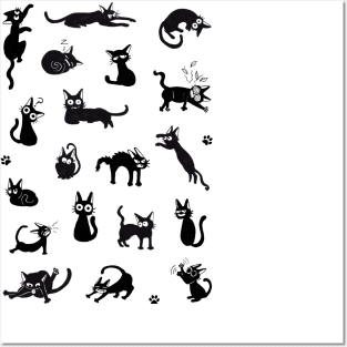 black Cat Posters and Art